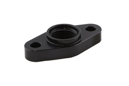 Turbosmart TS-0804-1011 Billet Turbo Drain adapter with Silicon O-ring. 50.8mm Mounting Holes - T3/T4 style fit.