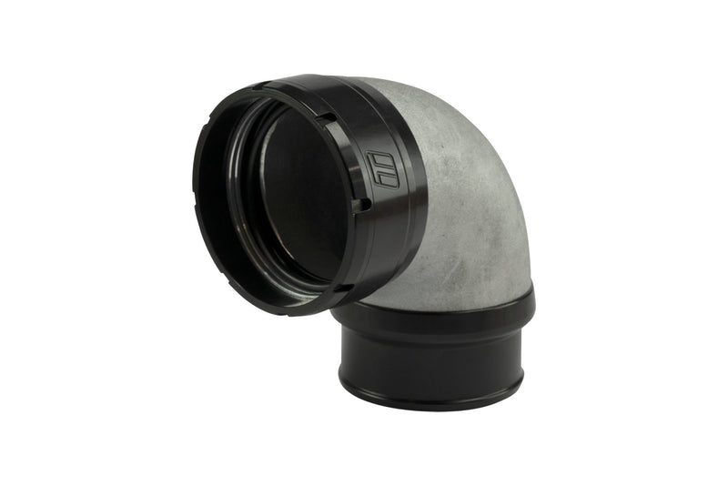 Turbosmart TS-199-3023 LockSleeve Turbo Adapter Compressor Outlet 2.50" to 90 Elbow Hose Barb 2.50"