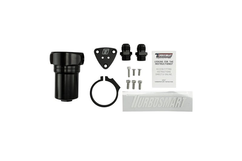 Turbosmart TS-0402-1242 Fuel Filter Canister 10um 10AN Black, image 5