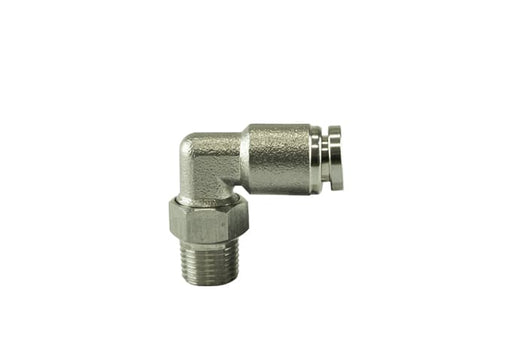 Turbosmart TS-0550-3054 1/8" NPT 90Deg Pushloc Fitting - SS - 1/4"