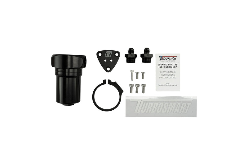 Turbosmart TS-0402-1222 Fuel Filter Canister 10um 6AN Black, image 5