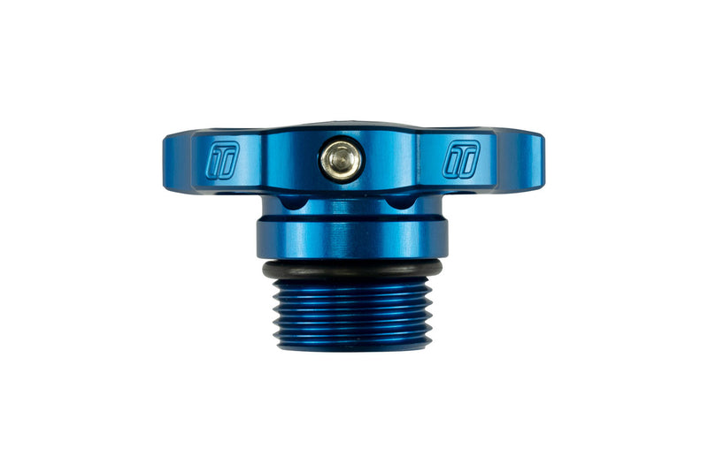 Turbosmart TS-0891-0071 Oil Cap - 12AN - Blue, image 2