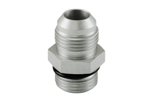 Turbosmart TS-JO-1010-CL Fitting -10 AN Flare to -10 AN ORB Male Straight - Silver