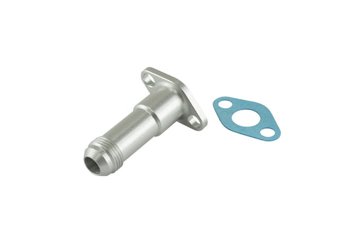 Turbosmart TS-199-3007 38.1mm 10AN 75mm Extended Oil Drain Silver