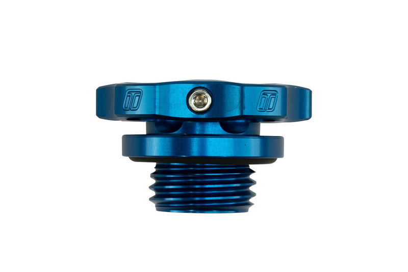Turbosmart TS-0891-0371 Oil Cap - M32x3.5 - Nissan - Blue, image 2