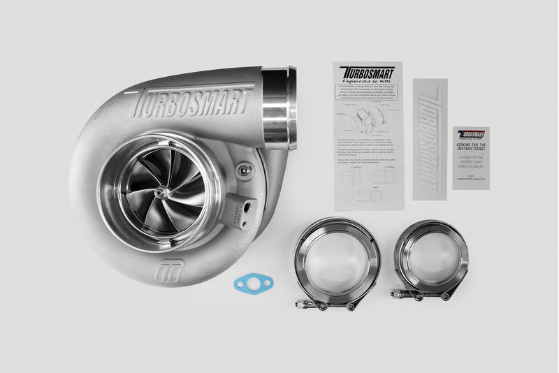 Turbosmart TS-1-8280C-VB124E TS-1 Turbocharger 8280 V-Band 1.24AR Externally Wastegated, image 6