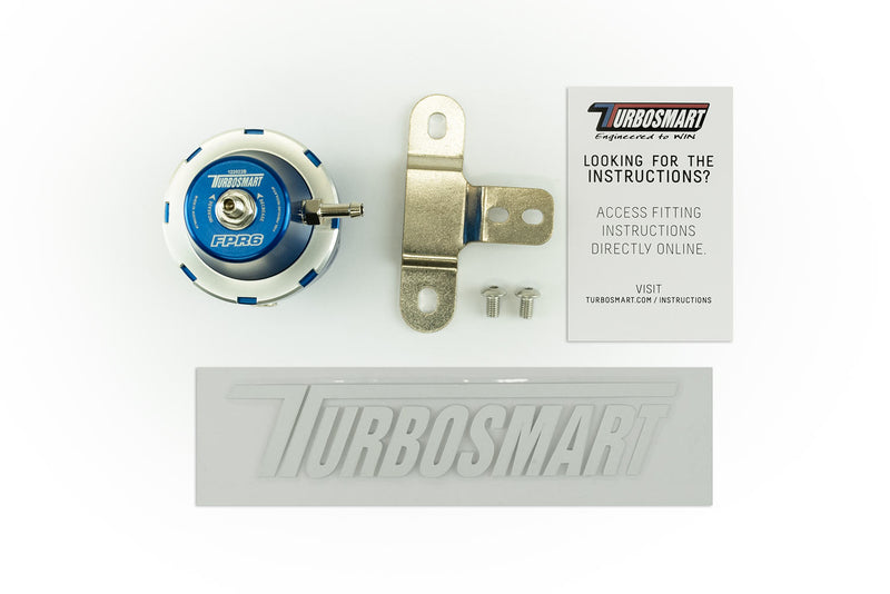 Turbosmart TS-0404-1021 FPR6 - Fuel Pressure Regulator - Blue, image 6