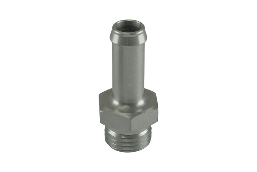 Turbosmart TS-OH-0610-CL Fitting 10mm / 3/8" Hose End to -6 AN ORB Male Straight - Silver