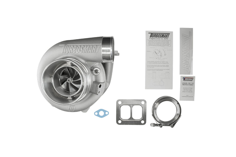 Turbosmart TS-2-6870B-D4084E TS-2 Turbocharger (Water Cooled) 6870 (Kompact) T4 Divided 0.84AR Externally Wastegated, image 6