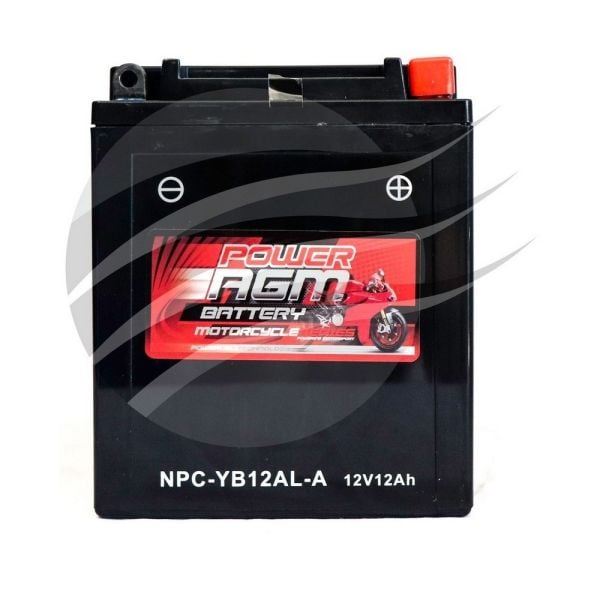 Super Crank NPC-YB12AL-A AGM Motorcycle/Mower Battery 245CCA
