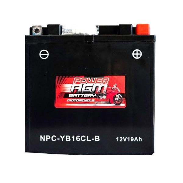 Super Crank NPC-YB16L-B AGM Motorcycle/Mower Battery 380CCA