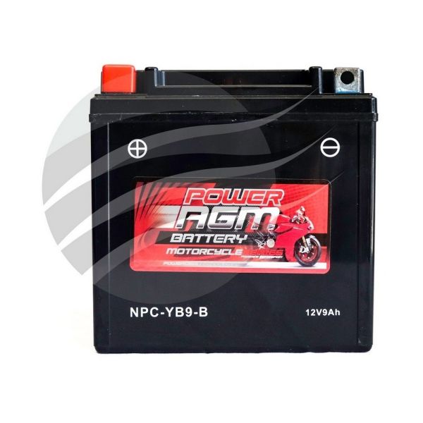 Super Crank NPC-YB9-B AGM Motorcycle/Mower Battery 195CCA