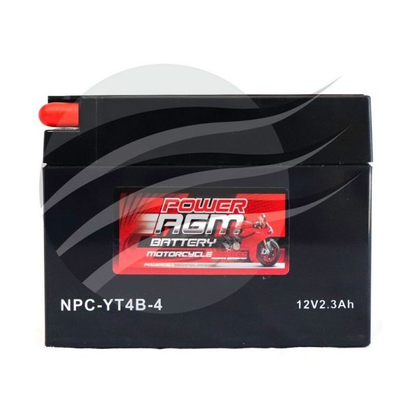 Super Crank NPC-YT4B-4 AGM Motorcycle/Mower Battery 80CCA