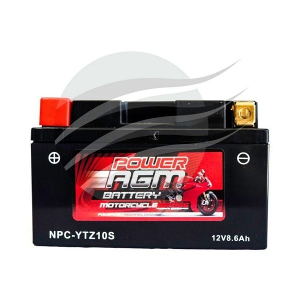 Super Crank NPC-YTZ10S AGM Motorcycle/Mower Battery 275CCA
