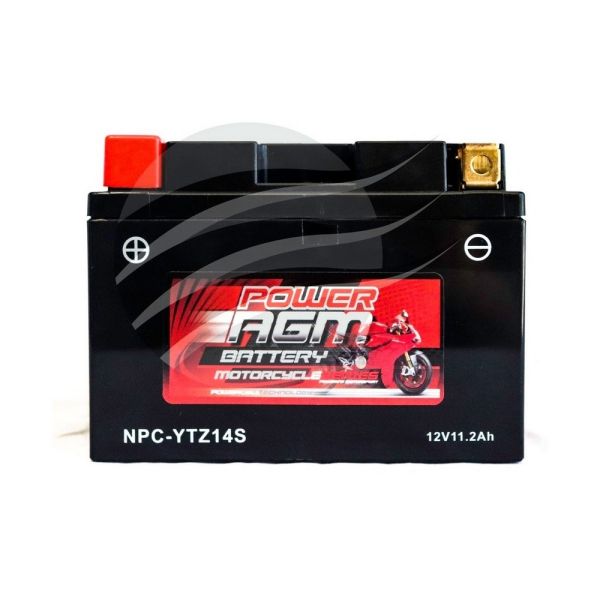 Super Crank NPC-YTZ14S AGM Motorcycle/Mower Battery 230CCA