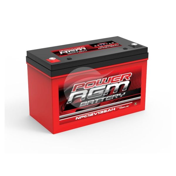 Super Crank NPC12V135AH AGM Deep Cycle Battery 135Ah