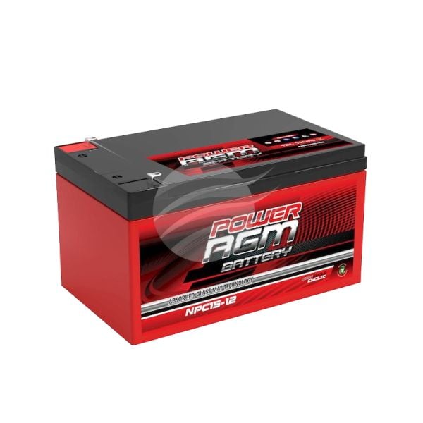 Super Crank NPC12V15AH AGM Deep Cycle Battery 15Ah