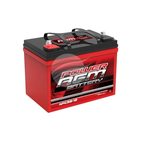 Super Crank NPC12V38AH AGM Deep Cycle Battery 38Ah
