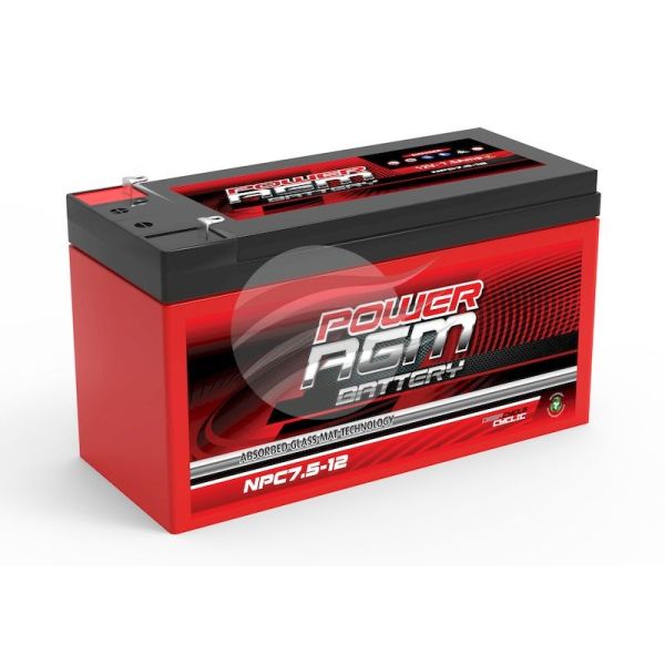 Super Crank NPC12V7.5AH AGM Deep Cycle Battery 7.5Ah
