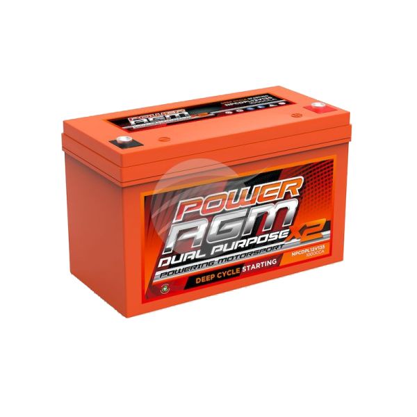 Super Crank NPCDPL12V135AH AGM Deep Cycle Battery 1000CCA 135Ah