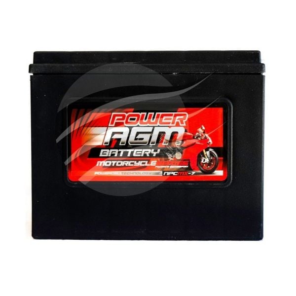 Super Crank NPCMX-7 AGM Motorcycle/Mower Battery 500CCA 28Ah