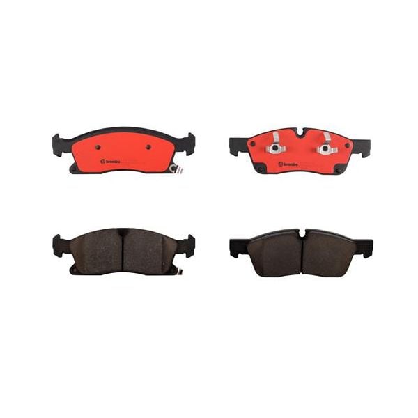 Brembo P37017N NAO Series Premium Ceramic Brake Pad Set Front