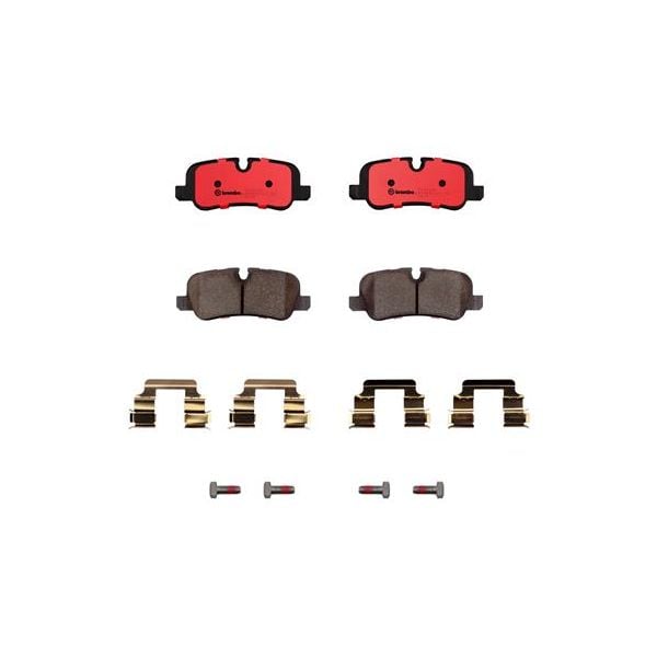 Brembo P44013N NAO Series Premium Ceramic Brake Pad Set Rear