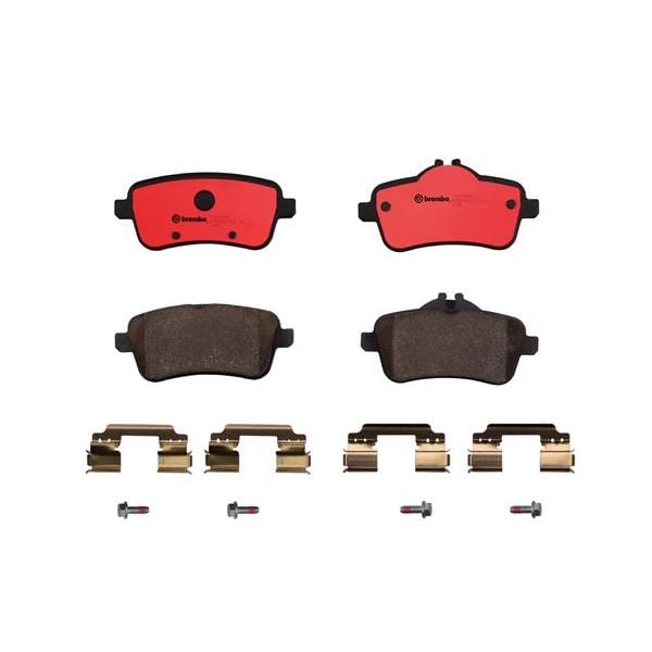 Brembo P50099N NAO Series Premium Ceramic Brake Pad Set Rear
