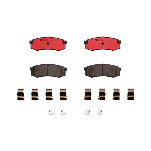 Brembo P83024N NAO Series Premium Ceramic Brake Pad Set Rear
