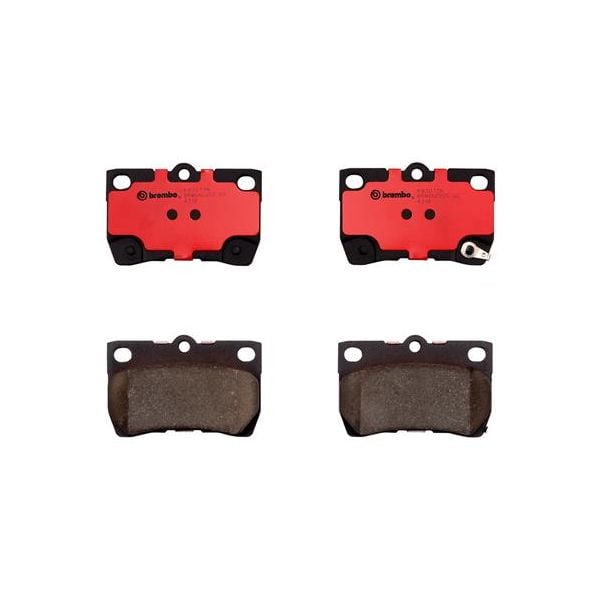 Brembo P83073N NAO Series Premium Ceramic Brake Pad Set Rear