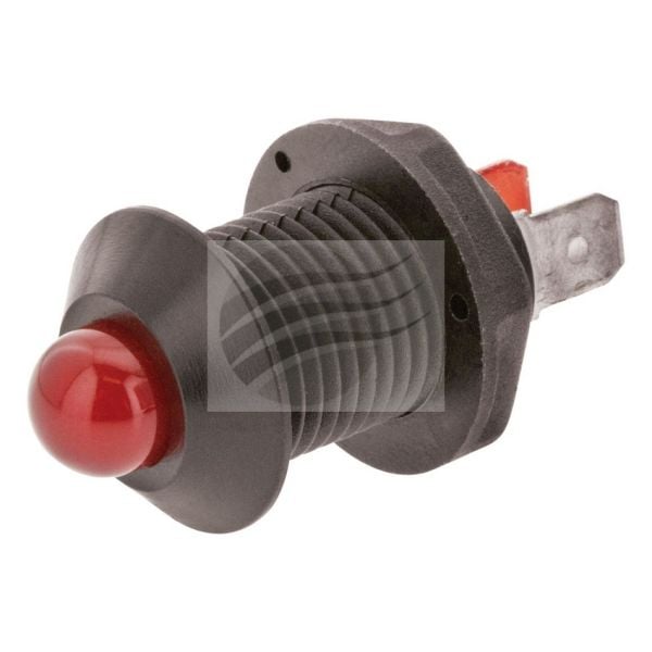 Jaylec PL2004-1 LED Pilot Lamp 12/24V Red IP67 Reverse Polarity