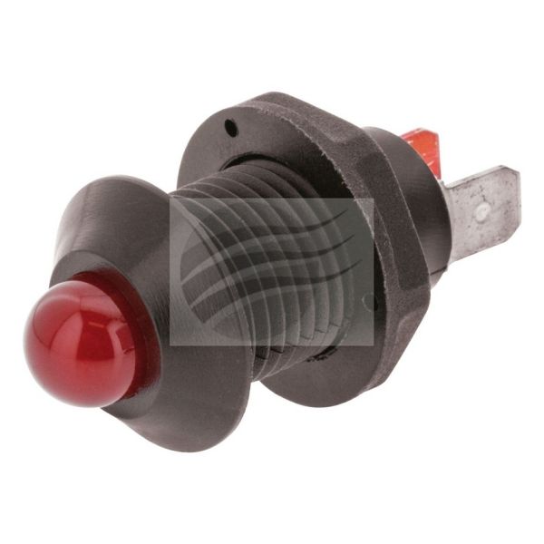 Jaylec PL2005-1 LED Pilot Lamp 12/24V Red Flashing IP67 Reverse