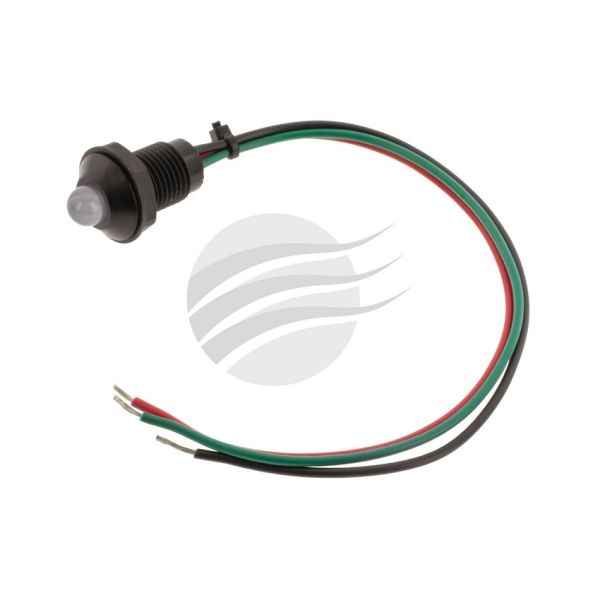 Jaylec PL2010-1 LED Pilot Lamp 12/24V Tricolor IP67 Reverse Polarity