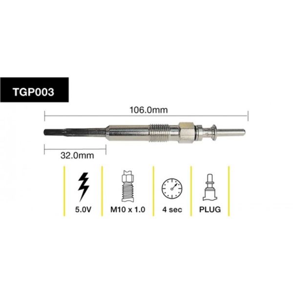 Tridon Glow Plug TGP003