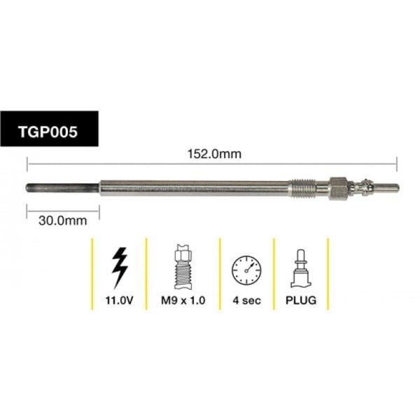 Tridon Glow Plug TGP005
