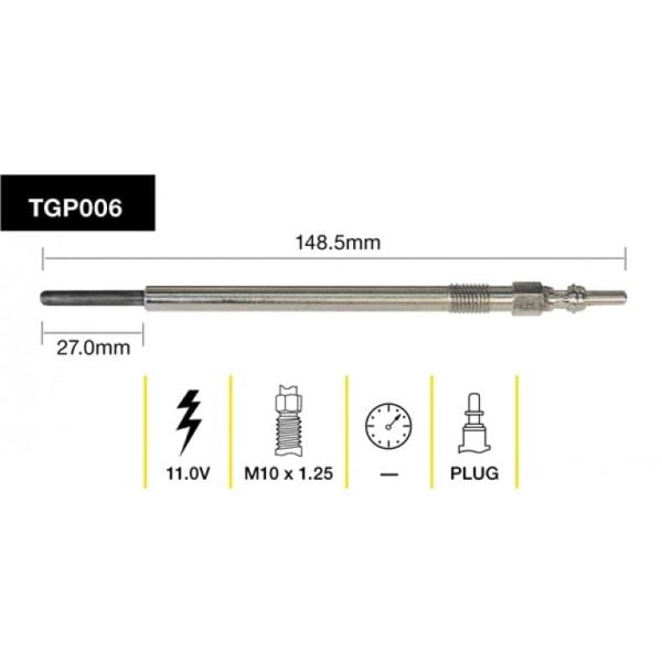 Tridon Glow Plug TGP006