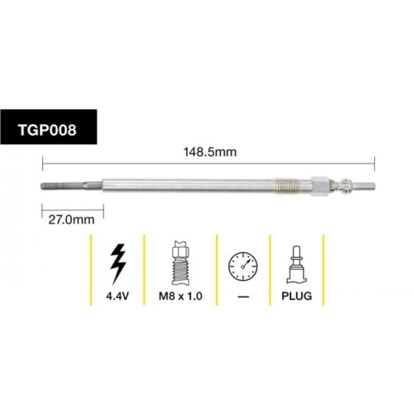 Tridon Glow Plug TGP008