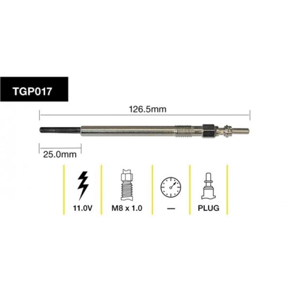 Tridon Glow Plug TGP017