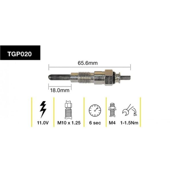 Tridon Glow Plug TGP020