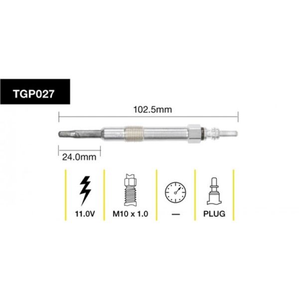 Tridon Glow Plug TGP027