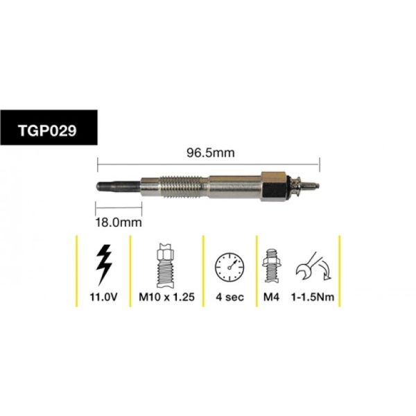 Tridon Glow Plug TGP029