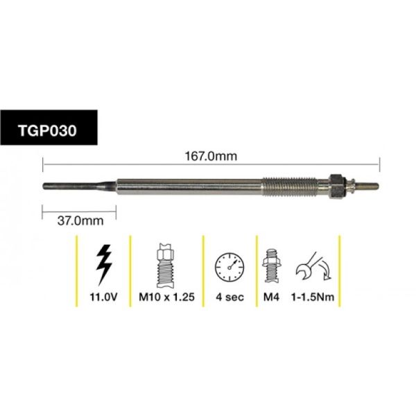 Tridon Glow Plug TGP030