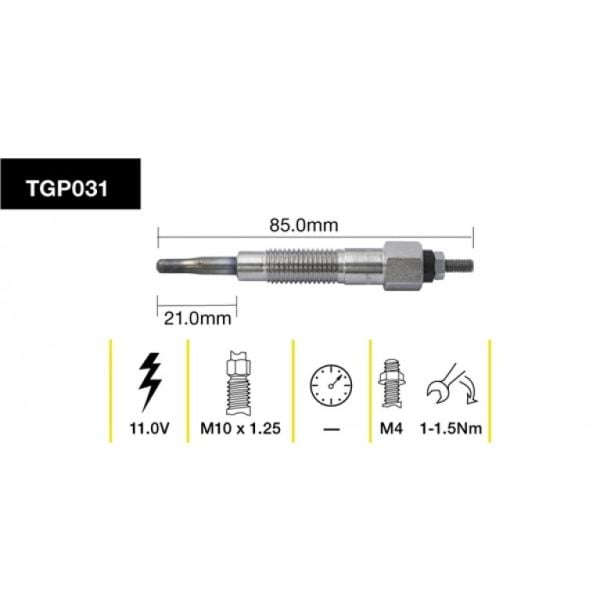 Tridon Glow Plug TGP031