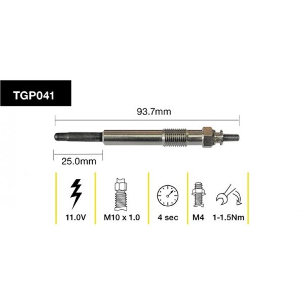 Tridon Glow Plug TGP041
