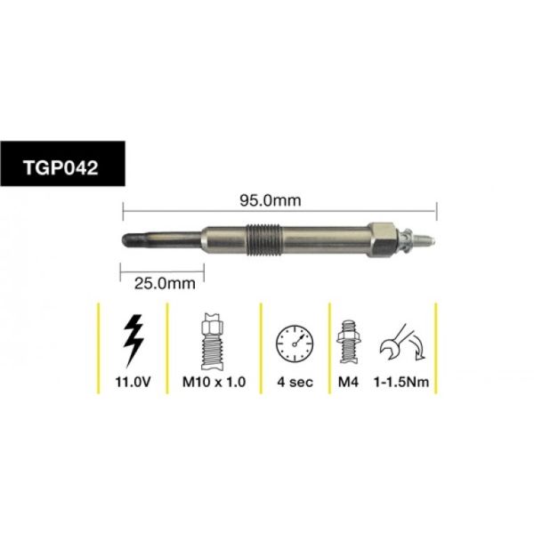 Tridon Glow Plug TGP042