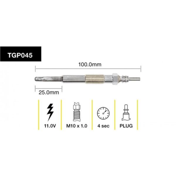 Tridon Glow Plug TGP045