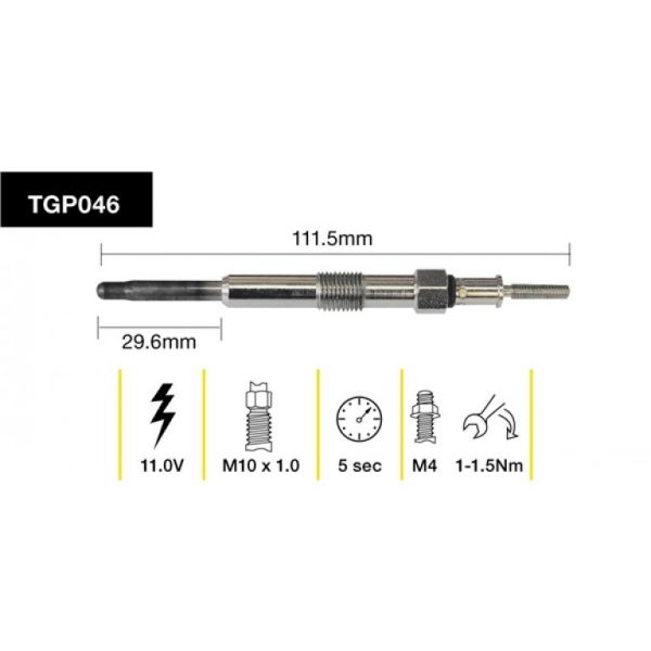 Tridon Glow Plug TGP046