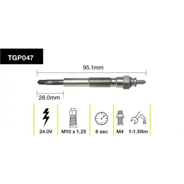 Tridon Glow Plug TGP047
