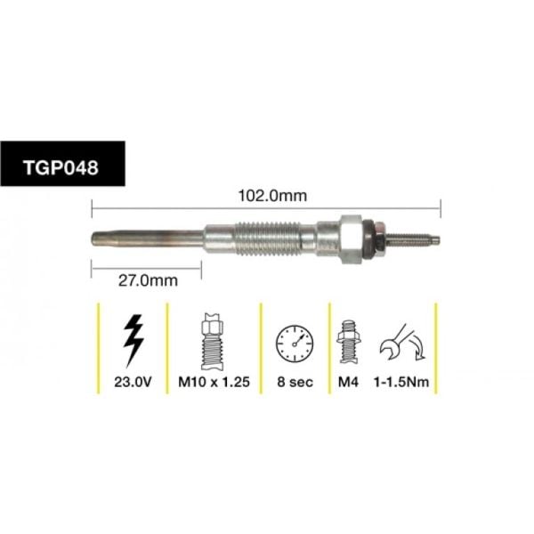 Tridon Glow Plug TGP048