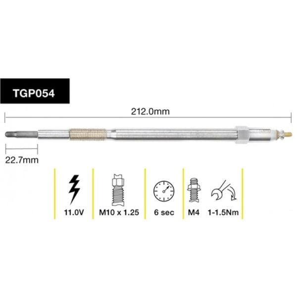 Tridon Glow Plug TGP054